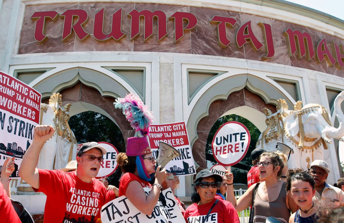 Former Trump Taj Mahal Casino Workers